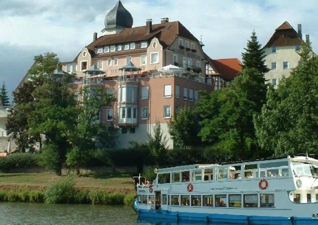 Apartments mit Klimaanlage am Neckarufer Bad Friedrichshall Bagian luar foto